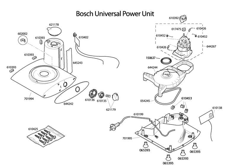 Bosch Universal Plus parts 
